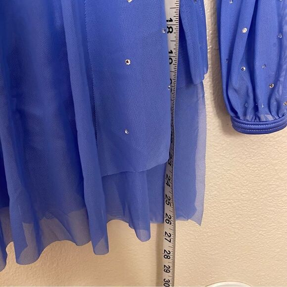 WEISSMAN Dance Costume lyrical light blue Are We There Yet 14880 MC 10/12 - Picture 9 of 11